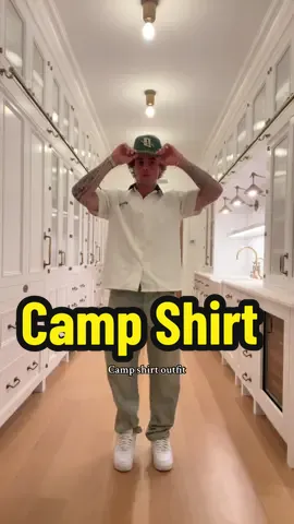 Memorial Day Weekend camp shirt fitcheck #mdw #hamptons #fitcheck 