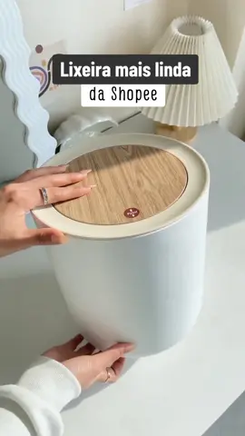 Link na Bio 🗑️✨ #fy #achadinhosdashopee #achadinhos #enxovaldecasanova #lixeiradebambu 