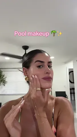 Invisible pool day makeup 💓