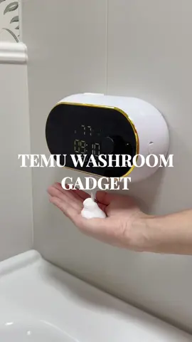 🧼 Make handwashing fun and easy! The Automatic Foaming Soap Dispenser delivers just the right amount of foam. 🖐️🔍 Find it with this code dpt7292. #Temu #TemuFinds