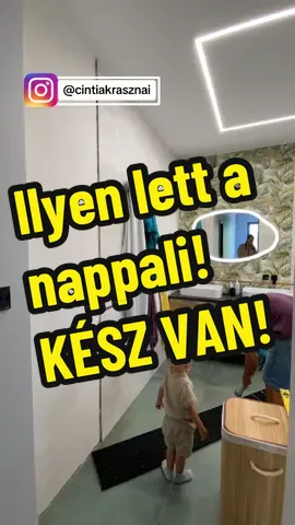 A végeredmény, amihez már tényleg csak a vászonképek, díszek, növények hiányoznak.❤️✨ Tartsd velem a következő részekben, mert izgi részleteket fogok még mutatni. 🔜✨