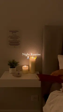 Night routine 🕯️✨ #nightroutine #routine #dailyvlog #DailyRoutine #muslim #muslimtiktok #islam 