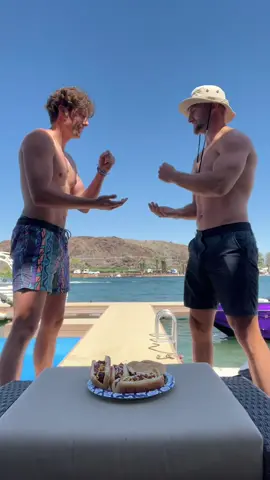 Rock paper scissors at the river
