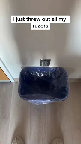 Just threw away all my razors