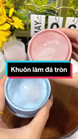 Khuôn silicon làm đá viên tròn 6cm #khuonlamda #khuonlamdatron #khaylamda #xuhuong #vairal #fyp 