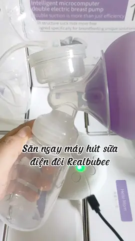 Máy hút sữa điện đôi Realbubee giá rẻ 😍 #nuoiconbangsuame #mayhutsua #mayhutsuadiendoi #nuoiconkhoahoc #kichsuachomesausinh #mayhutsuarealbubee #máy_hút_sữa_điện #máy_hút 