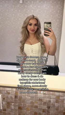 part 1 of femininity boot camp🫧🪞🦢 #sprinklesprinkle #niatoks #feminineenergy #softlife #princesstreatment #highvaluewoman #thewizardliz #sheraseven #luckygirlsyndrome #luxuryhomes #luxurylifestyle #beautytips #femininity 