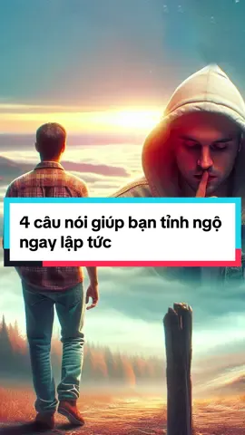 4 câu nói giúp bạn tỉnh ngộ ngay lập tức. #baihoccuocsong #sachhay #muuluocconhan #LearnOnTikTok 