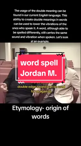 #jordanmaxwell #words #spell #magic #etymology #doublemeaning 