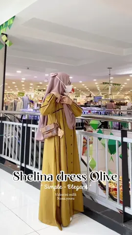Outfit sat set tanpa ribet 🥰 tapi ttep cantik yakan🤗🤗#shelinadress #shelinadresspololinen #nonayoora 