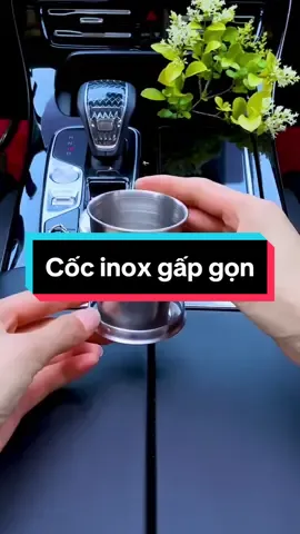 Cốc inox gấp gọn chỉ như 1 chiếc móc khoá #cocinoxgapgon #cocgapgon #xuhuong #vairal #fyp 