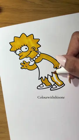 Lisa Simpson | ASMR Colouring #fyp #foryou #foryoupage #colours #colouring #colourwithme #simpsons #lisasimpson #satisfying #satisfyingvideo #relax #asmr #asmrsounds #asmrtiktoks #viral 