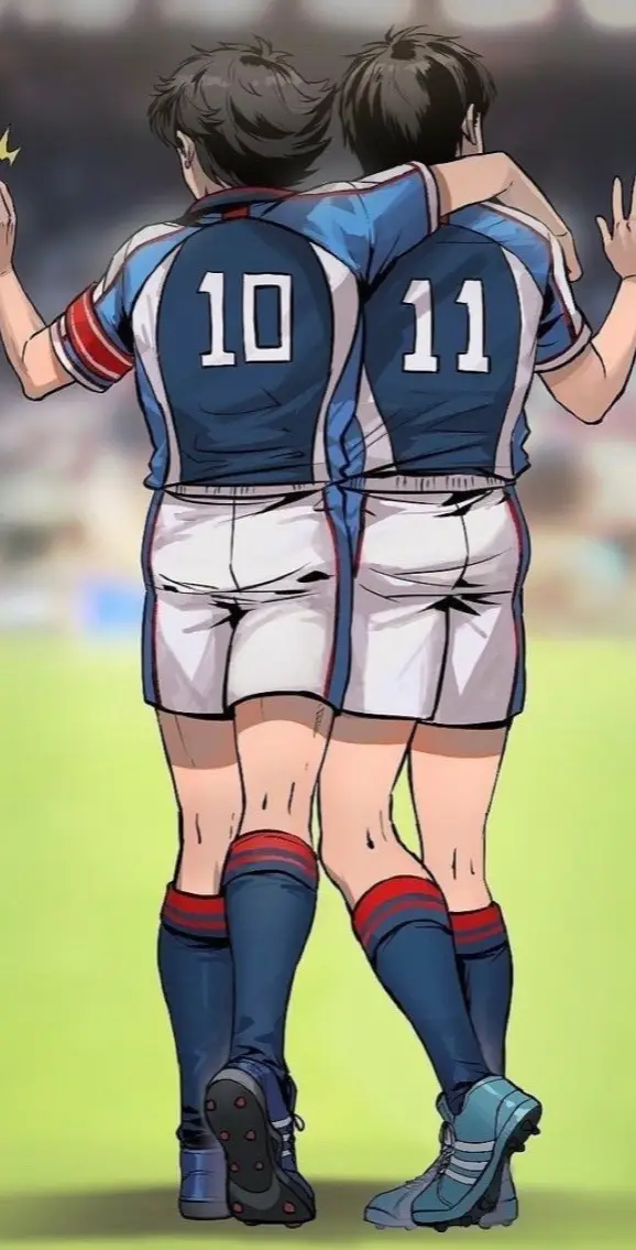 Tsubasa X Misaki ❤️‍🔥💀🤝⚽️ #fypシ #4upage #sepakbola #tsubasa 