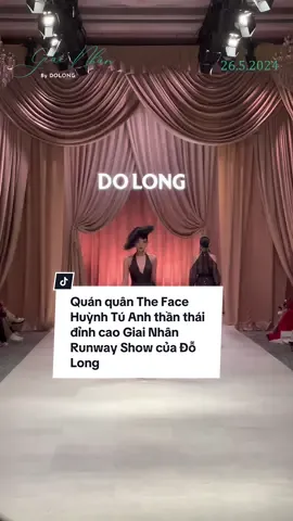 Quán quân The Face Huỳnh Tú Anh thần thái đỉnh cao Giai Nhân Runway Show của Đỗ Long. #giainhanfashionshow #giainhanrunway2024 #dolongfashionshow #dolongfashionshow2024 #dolong #TikTokGiaiTri