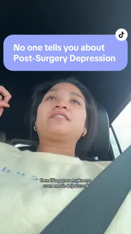 Has anyone else experienced this?? 😨 #mommymakeover #surgeryrecovery #depression 