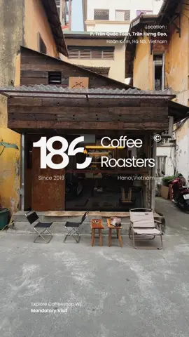 Rekomendasi coffee shop di Hanoi Vietnam 🇻🇳 ❗️. 🏠 186 Coffee Roasters 📍P. Trần Quốc Toản, Trần Hưng Đạo, Hoàn Kiếm, Hà Nội, Vietnam. #hanoi #hanoicoffee #vietnam #vietnamese #coffe #vietnamtiktok #hanoifood #coffeetiktok #coffeetime 