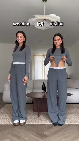 WEARING or STYLING? 😱💗 Which outfit would you wear? #stylinghack #style #stylingideas 