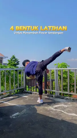Latihan menambah power tendangan tanpa alat #pencaksilat #workout #workouttips #workoutfromhome 