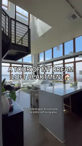 like for part two: the upstairs and private rooftop! #apartmenttour #moving #apartmenthunting #seattlerealestate #loftapartment 
