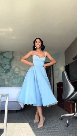 Feeling like cinderella in this dress🩵@houseofcb #houseofcb #mademoiselle