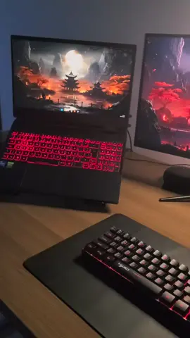 Configuração Com Acer Nitro 5 e Monitor SurpeFrame.#memória #montarsetupgamer #setupnotebook #acernitro5  @Acer Official 