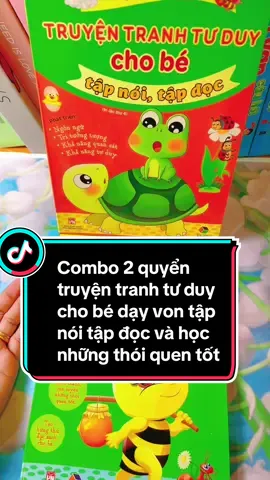 Truyện tranh tư duy cho bé dạy con tập nói và tập đọc ,rèn luyện thói những thói quen tốt#xuhuong #dikids #sachthieunhi #sachhay #truyentranhtuduychobe 