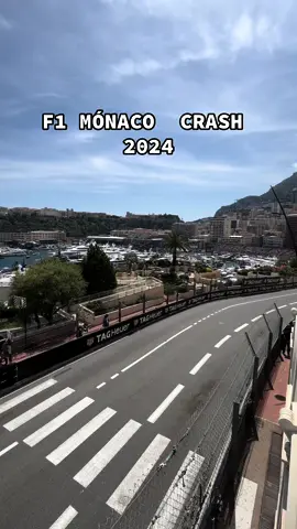 F1 Mónaco 2024 Perez crash!  #f1 #crashf1 #monaco #fy #monacocrash #f1monaco #monacogp2024 