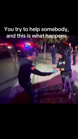 This is what you get for lending a helping hand. 