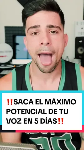 ‼️SACA EL MÁXIMO POTENCIAL DE TU VOZ EN SOLO 5 DÍAS‼️ #aprendeacantar #tipsparacantar #sacaelpotencialdetuvoz #ejerciciosdecanto #vocalcoach #vozmixta 