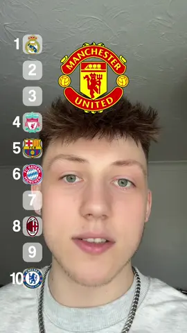 Ranking football clubs 🤔 #ranking #football #footballtiktok #footballclub #filter #effect 