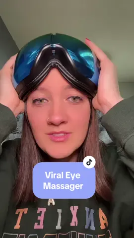 I was not expecting to love this so much. My boyfriend had previously tried it out, but this was my first time using it. #eyemassager #tensionheadache #massage #migraine #migrainerelief #viral #TTSACL #fyp #foryoupage 
