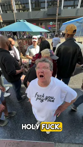 GRANDMA IN HOLLYWOOD! 👵🏼😂🍿 #fyp #angrygrandma #bestof #hollywood #walkoffame #losangeles #foryourpage #comedy #hilarious #viral #trending #lol #lmao