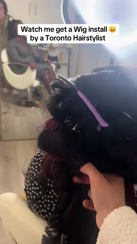 #torontohairstylist #wiginstall #dyedhair #VoiceEffects @J.Atehlier 