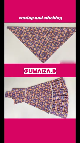 umbrella cut baby girl frock cutting and stitching.#grow #account #viral #video #fyu 