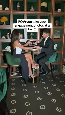 Is this your vibe? 🍸😍 #engaged #engagementphotoshoot @Maria Balabanis 