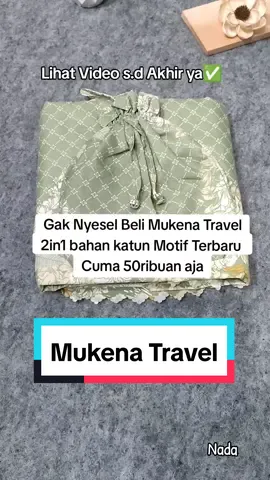 Mukena Travel mini pouch Motif Sultan 2in1 terbaru, bahan katun adem  #fypシ゚viral #rekomendasi  #mukena #mukenatravel #mukenatravelmini #mukenatraveling #trending   @alputrimukena 