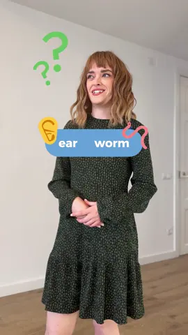What is an earworm? 👂🪱 Have you wver heard of a catchy tune with a great hook?  #englishlesson #englishvocabulary #englishwords #learnenglish 