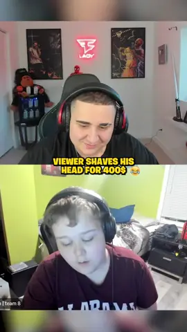 He Wanted 400$ To Shave His Head😭 #lacy #lacytwitch #twitch #shavedhead #shaveitoff #fyp #viral 