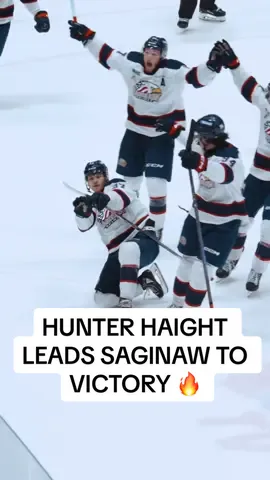 The biggest stage in all of junior hockey, Hunter Haight delivered for the @Saginaw Spirit 😤  #fyp #fypシ #ohl #memorialcup @BarDown @Minnesota Wild 