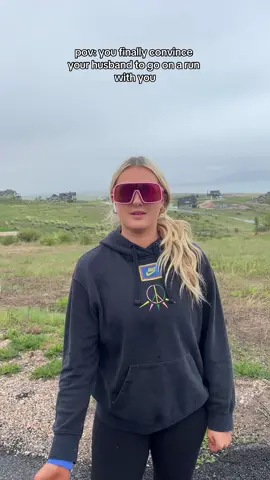 pov: your husband finally goes on a run with you #Running #marathontraining #beginnerrunner #runningvlog #runningpartner 