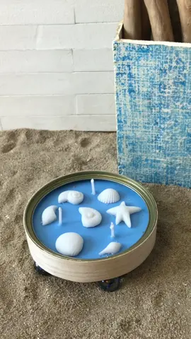 Diy vela de estilo marinero. #vela #manualidadesfaciles #manualidadesfacilesybonitas #manualitats #candle #diyproject #diydetodounpoco 