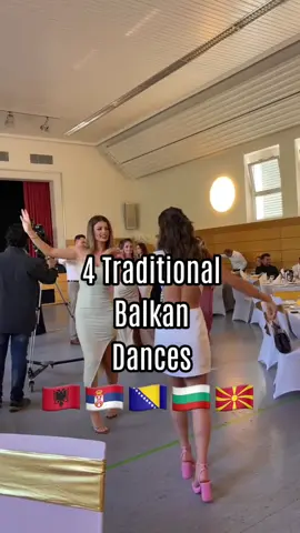 4 Traditional Balkan Dances 🌍| #fypシ゚ #albania #dance #serbia #fyp #balkan #viral #bulgaria #fy #traditional #macedonia #foryou 