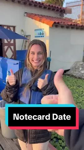 Letting Mackenzie choose our date night (almost) 🤷🏻‍♂️ #notecarddate #couple #fyp #viral 