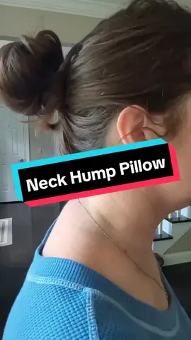Do you have a bump on the back of your neck you try to cover and hide? Check this out. #neckpain #shoulderpain #cervicalpillow #chiropractortiktok 