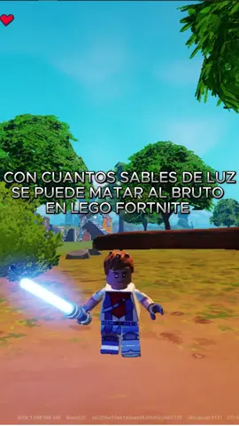 SABLE DE LUZ CONTRA BRUTOS  #legofortnite #fortnite #fortnitelego #fyp #gamer