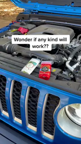 Why did the white old spice not work?? 🤯 #jeep #deodorant #oldspice 