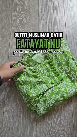Gamis Muslimat Batik Fatayat NU #gamis #muslimat #batik #fatayat #fatayatnu 