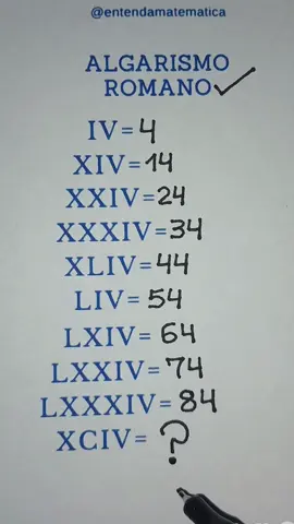 Algarismo Romano  #mathematik  #enem  #maths  #matematica  #agoravocêsabe 