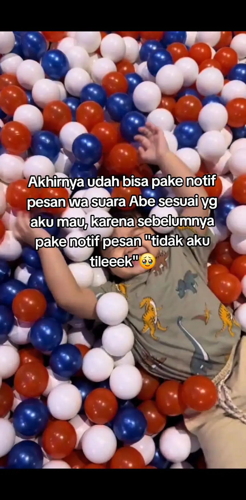 bikin mood bgt tiap denger notifnya karena ada suara bayik gemass🤏😚 @abe_daily  #abecekut #abeabeabe 
