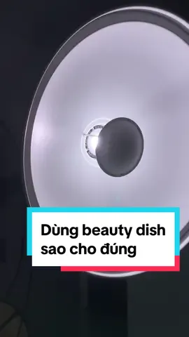 Ánh sáng chiếu ra từ Beauty dish #beauty #setupanhsang #setupstudio #chupanhbeauty #setuplivestream